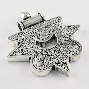 ¡Atractivo! Colgante pesado de joyería de plata lisa, colgante de Plata de Ley 925, joyería de moda, colgante de diseñador único - Product Image 2