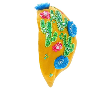 Diadema de Béisbol de Lujo Hecha a Mano de la India, Diseño Lindo con Cuentas, Bordado a Mano y Material de Pedrería - Product Image 3