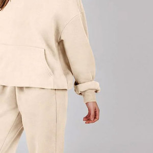 ชุดวอร์ม2ชิ้นสำหรับผู้หญิงชุดวิ่งออกกำลังกายแบบสวมหัว - Product Image 3