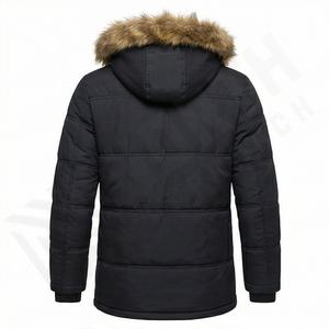 Parka Jacket <b>Men</b> Hooded Warm Coat Sports Winter Waterproof Plus Size High Quality Thermal Insulated Windproof Heavyweight Wear - Product Image 2