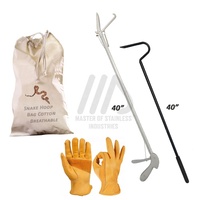 Autres produits pour animaux de compagnie Nouveau kit de capture de serpents Sac à serpents Pince à serpents Crochets Équipement pour reptiles Python royal fort Fournitures