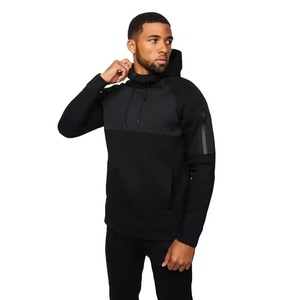 Tracksuit <b>Men</b> Fashion Hoodies <b>Men</b> Suits Custom Logo Sets Sweatshirt Sweatpants Spring Autumn Fleece Hooded <b>Pullover</b> 2 Pieces Set - Product Image 4