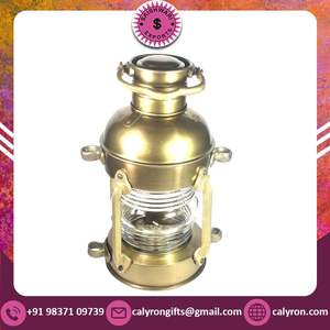 โคมไฟน้ำมันก๊าดทางทะเลสไตล์โบราณทำด้วยมือมาใหม่2024ตะเกียงน้ำมันทองเหลืองวินเทจของตกแต่งบ้าน - Product Image 2