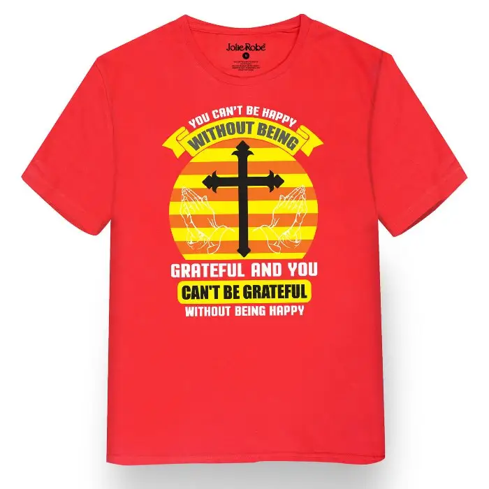 Camiseta com tema de frases de bênção de Jesus em algodão poli 160 personalizada com seu design, entrega rápida, baixo MOQ, preço afiado