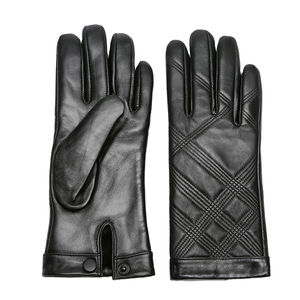 Vente chaude 2024 gants de mode en cuir pour femmes couleur avec des gants en cuir de vachette - Product Image 1