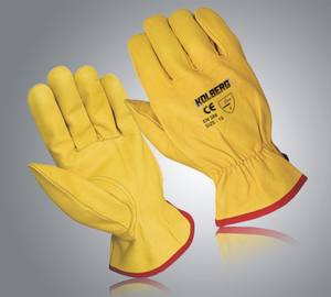 Gants de conduite en cuir de qualité supérieure avec ajustement confortable et prise en main sûre Gants de conduite en cuir souple pour un usage quotidien - Product Image 6