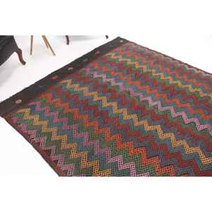 Alfombra de 7x9.2 pies, Alfombra Turca Vintage Grande, Alfombra de Lana Roja - Product Image 1