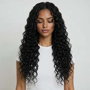 ผมต่อแบบเวฟ Remy  ขนาด 8-28 นิ้ว สีดำธรรมชาติ 3B Jerry Burmese Wave - Product Image 2