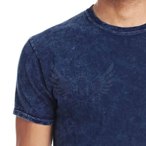 Summer Wear T-shirt délavé à l'acide T-shirt délavé à l'acide sur mesure avec logo personnalisé T-shirt de marque privée à vendre - Product Image 6