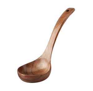 Cuchara de madera Olla de arroz Cuchara Cucharón de sopa de madera Cuchara para restaurantes Uso en la cocina del hogar para agua segura - Product Image 5