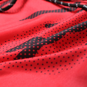 เสื้อยืดวิ่งออกกำลังกายพิมพ์โลโก้พัฟกราฟิกแบบกำหนดเอง6XL โพลีเอสเตอร์/ ผ้าฝ้ายมีซิปโอเวอร์ไซส์พร้อมโลโก้ออกแบบได้ตามต้องการ - Product Image 6