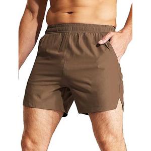 Pantalones cortos informales para hombre, pantalones cortos de golf chinos de sarga elástica con cordón de algodón para playa y verano, pantalones cortos con logotipo personalizado - Product Image 1