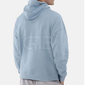 Nueva moda Drop Shoulder Ropa Tallas grandes Sudaderas con capucha Algodón Estilo casual Drop Shoulder Hoodies - Product Image 3