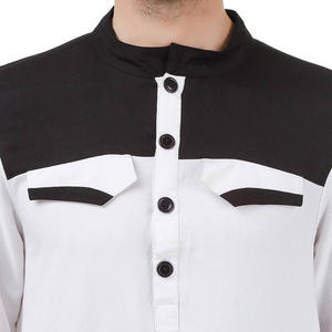 Nouvelle conception 2025, Thobe arabe de haute qualité pour hommes, Jubbah thermique à manches longues, respirant, grande taille pour l'automne, vente en gros - Product Image 5