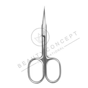 High Quality Manicure Pedicure Stainless Steel Customization Cuticle Scissors By Beauty Concept International
