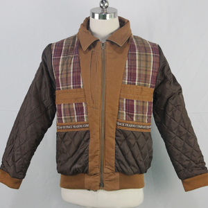 Chaqueta de invierno con capucha de alta calidad al por mayor, nuevo diseño, de lona de algodón acolchada, ropa de trabajo con cierre de cremallera, estilo urbano. - Product Image 3