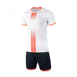 Ensemble d'uniformes de football d'été respirants et à séchage rapide de haute qualité, 100 % polyester, sans manches, vente en gros, vêtements de sport - Product Image 6