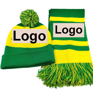 Conjunto de Gorro, Bufanda y Cubrebocas de Punto Liso con Logotipo Personalizado de la Hermandad Chi Eta Phi, Símbolo Griego, 100% Acrílico, Cálido para Invierno, Color Verde Personalizado - Product Image 4