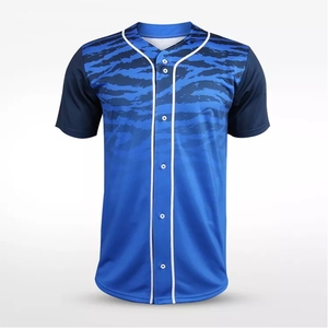 Vente en gros personnalisable Polyester équipe jeunesse Baseball Jersey Vintage maille broderie respirant pour hommes Sublimation 2026 - Product Image 5
