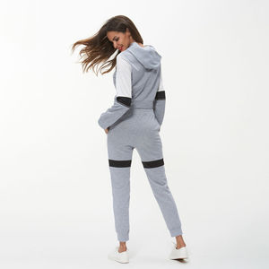 Conjuntos de ropa de invierno informales de dos piezas transpirables ajustados para mujer, peso ligero, patrón sólido, de talla grande, diseño OEM al por mayor - Product Image 2