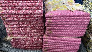 ผ้าขายส่งจากอินเดีย ผ้าพิมพ์ลายด้วยมือ ผ้าอินเดีย ผ้าฝ้ายอเนกประสงค์ น้ำหนักเบาสำหรับฤดูร้อน ราคาจากผู้ผลิต - Product Image 3