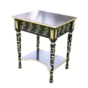 Mesitas de Noche Estilo Francés, Reproducción Antigua, Mesa Auxiliar Clásica, Mesa para Lámpara, Muebles para el Hogar de Estilo Europeo - Product Image 6