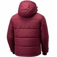 Chaqueta Anorak Acolchada con Capucha para Hombre MITEXCO para Exteriores |   Chaqueta de Esquí y Snowboard de Invierno con Media Cremallera, Impermeable y Cálida |   Logotipo Personalizado Disponible