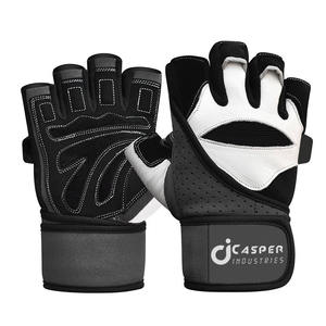 Gants d'entraînement demi-doigts pour hommes en néoprène respirant avec logo personnalisé pour le fitness, l'haltérophilie et le sport vente en gros - Product Image 2