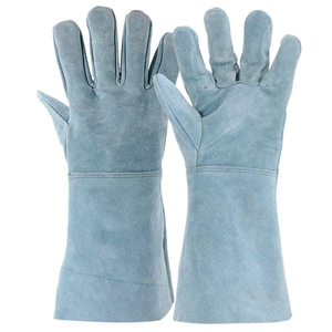 Gants de soudage en cuir Arrivée Résistance à la chaleur Gants de sécurité raisonnables Résistance à la chaleur Protection des mains personnalisée Gants de soudage - Product Image 2
