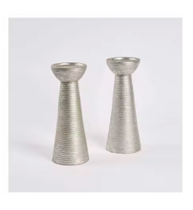 Bougeoirs en métal vintage uniques décoratifs pour les fournitures d'éclairage de fête à la maison de mariage au prix le plus bas - Product Image 1