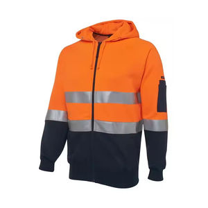 Chaqueta de trabajo con logotipo impreso personalizado para hombre con tiras de seguridad uniforme industrial impermeable y transpirable duradero - Product Image 3