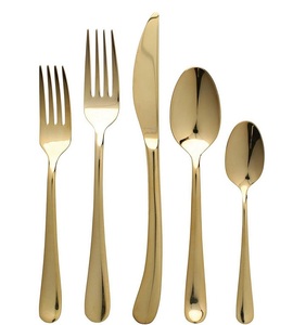 Lot de 5 ensembles de couverts en métal avec poignée torsadée en fil de fer plaqué argent pour les ensembles de couverts spéciaux pour le dîner de mariage - Product Image 1