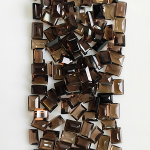 ควอตซ์สโมคกี้ธรรมชาติ 7x5 มม. ทรงบาแกตต์เจียระไนแบบสเต็ปคัต คุณภาพดีที่สุด สำหรับทำเครื่องประดับ - Product Image 4