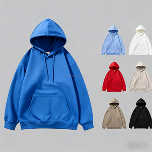 Sweat-shirts unisexes en coton décontractés de luxe avec logo brodé, survêtement en molleton personnalisé, tricot lourd, approvisionnement en vrac pour hommes - Product Image 2