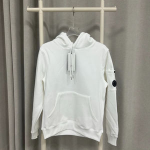 Sweat-shirt à capuche en polaire uni décontracté pour couple avec badge d'objectif pour hommes - Product Image 3