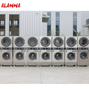 Máquina de Lavar e Secar Comercial Operada por Moeda/Cartão, Equipamento de Lavanderia, Lavadora e Secadora Empilhada - Product Image 3