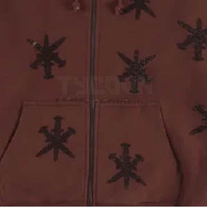 Nouveau style de survêtements en strass pour hommes Taille personnalisée Survêtement en strass pour hommes de meilleure qualité - Product Image 2