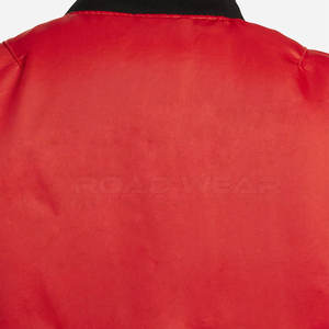 Chaqueta bomber de poliéster para hombre de alta calidad al por mayor, de secado rápido con cuello levantado, elegante diseño de calle para invierno - Product Image 4