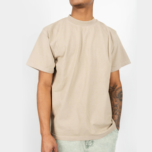 เสื้อยืดโอเวอร์ไซส์ผู้ชายแบบเปล่า ขายส่ง ผ้าคอตตอนหนา 240gsm ทรงไหล่ตก สไตล์สตรีทแวร์ - Product Image 1