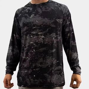 Camisetas de Pesca de Manga Larga con Diseño de Camuflaje y Estampado por Sublimación de Alto Rendimiento en Venta - Product Image 2