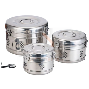 304 acier inoxydable Instruments chirurgicaux réservoir de stérilisation Pot de stockage poignée ergonomique électricité personnalisable Surgi droite - Product Image 2