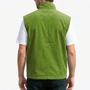 Casual Fashionable Stylish Windbreaker Vest For Training Traveling <b>Cycling</b> Camping Activewear Vest Manufacturer in Pakistan - Product Image 2
