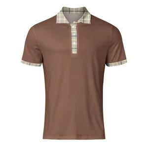 Polo de contraste de alta calidad para hombre y mujer, Polo transpirable antiarrugas de manga corta con botones, camiseta de talla grande - Product Image 3