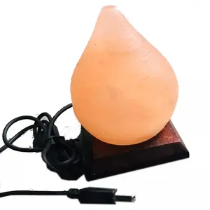 Lâmpada de sal do Himalaia ODM em forma de cone Mini USB sal natural rosa atacado melhor qualidade