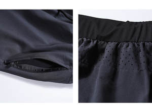 กางเกงขาสั้นผู้ชายสำหรับออกกำลังกายฟิตเนสยิมมีกระเป๋าแห้งสำหรับฝึกซ้อมกีฬา - Product Image 6