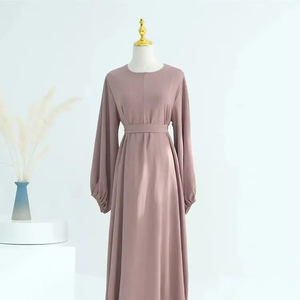 ชุดสวดมนต์สำหรับผู้หญิงชุดคลุมมุสลิมอาหรับสุภาพชุดสำหรับผู้หญิงอาบายะห์ดูไบตุรกีอิสลามคาฟตันรอมฎอน - Product Image 5