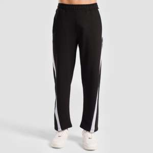 Impact Core <b>Black</b> Trousers XL Size Lightweight Jogger Sweatpants Side Stripe Zipper Pleat Colored Pattern for <b>Work</b> Wear - Product Image 2
