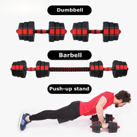 Equipo de Fitness, Pesas Libres, Kettlebell de Cemento y PE, Mancuernas con Agarre, Juego de Mancuernas BaGMell de Colores, Mancuernas Ajustables