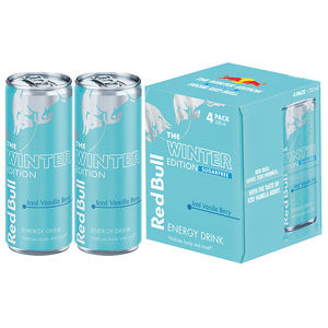 Red Bull Winter Iced Vanilla Berry 250ml, édition limitée, best-seller, pour la vente au détail et les revendeurs saisonniers - Product Image 1