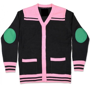 Custom OEM Long Sleeve knit <b>cardigan</b> sweaters V neck clothes <b>women</b> fashion cotton <b>oversized</b> custom collage knitted <b>cardigan</b> - Product Image 1